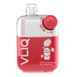 Одноразовая электронная сигарета VLIQ SPIN 6500 - Клубничный молочный коктейль (20мг)
